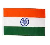 FlagSuperstore© Drapeau de l'Inde pour bateau - 45 x 30 cm - Maison dans les arbres, caravanes - À manches - 45 x 30 cm