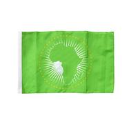 FlagSuperstore© Drapeau de l'Union africaine pour bateau, 45,7 x 30,5 cm, cabanes dans les arbres, caravanes, à manches 45 x 30 cm