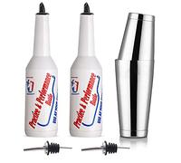 Flair Bottle FLKT0004 - Lot de 5 Bouteilles, 2 Bouteilles Flair, 1 Shaker Boston pour Pratique et Performance