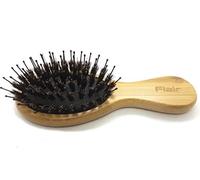 Flair Brosse à cheveux démêlante en soie de sanglier en bambou, mélange de nylon souple (mini)