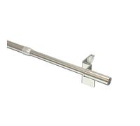 Flair Deco Klemm Barres de tiges avec fût Cylindre, 2, ausdrehbar, métal, Acier Inoxydable, 80-100 cm