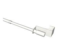 Flair Deco Serrage Barres avec klemmspangen 9 mm Ø, Extensible 45-75 cm (Lot de 4), métal, Blanc, 45 x 2 x 5 cm, 4 unités de