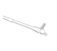 Flair Deco Serrage Barres avec Supports Page 10 mm Ø, Extensible 30-40 cm (2 pièces), métal, Blanc, 32 x 1 x 4 cm, de 2 unités