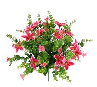 Flair Flower Bouquet de Fleurs artificielles d'eucalyptus - Fleurs en Soie - Fleurs artificielles - Bouquet de Fleurs décoratives - Bouquet de Fleurs pour Mariage, Maison, décoration de Table,