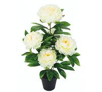 Flair Flower Bouquet de pivoines artificielles - Bouquet de Fleurs artificielles - Décoration de Mariage