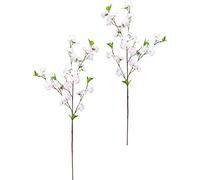 Flair Flower Branche de Cerisier Artificielle - Rose - en Plastique - pour décoration printanière et Pâques