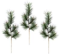 Flair Flower Branche de pin Artificielle - Vert Sapin - Couronne de l'Avent - Accessoires de décoration pour Couronne, Guirlande de Noël, Tige Artificielle, Branches artificielles, Branches de conifères 020933GN 52x20x6 cm