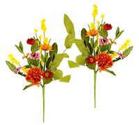 Flair Flower Gerbera 021001VAR Branche de Fleurs artificielles en Soie Décoration Florale Multicolore 40 x 25 x 10 cm
