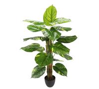 Flair Flower Plante de pothos en Pot - Fleurs artificielles - Plante décorative - Fleurs artificielles - Arbre feuillu - Plante Verte - Pothos - Plante d'intérieur - Fleurs artificielles en Soie