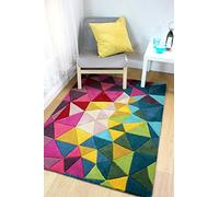 Flair Rugs Tapis, Laine, Multicolore, 160 x 220 cm