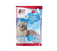 flairpet 3 Sacs de 5 l litière hygiénique pour Chats en Gel de silice au Talc Stop aux Mauvaises odeurs Durée 45 Jours Super Absorbant en Silicium bactériostatique-antiallergique