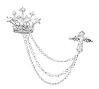 Flairs New York Gentleman's Essentials Épingles artisanales faites à la main, Pack of 1 Pin, Argent Lin, Pas de gemme