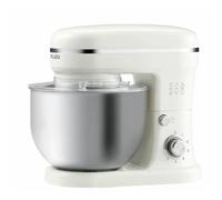Flama Robot de Kitchen Blender Mixer Kneader 1461FL, 1200W, 6 vitesses et fonction pulse, bol de 5L inox de (Blanc)