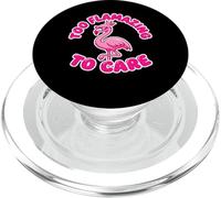 Flamant avec Couronne et Lunettes Motif Animal Amusant PopSockets PopGrip pour MagSafe