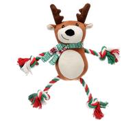Flamant Jouet De Noël Vicente Renne Marron Pour Chiens 29x10x35 Cm