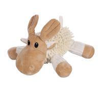 Flamant Jouet Pour Chien Flufa Renne Squeaker Beige 28x27x18 Cm Textile