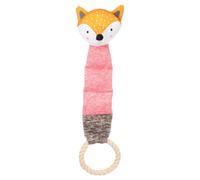 Flamant Jouet Pour Chien Pour Chiots Britty Renard Corde Rose 11x11,5x45cm