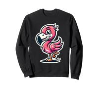 Flamant Mignon Dessin Cartoon Oiseau Sweatshirt