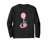 Flamant Rose avec Ballon d'anniversaire Manche Longue