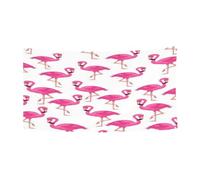 Flamant rose - Bannière imprimée pour festival - Décoration d'extérieur résistante aux UV et à la décoloration - Pour les salons commerciaux et les événements de jardin - Drapeau réutilisable