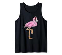 Flamant Rose Casque Audio Musique Débardeur