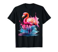 Flamant rose coloré pour amoureux des oiseaux T-Shirt