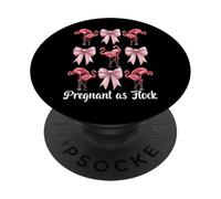 Flamant Rose drôle Grossesse Maman fête des mères Enceinte comme Flocage PopSockets PopGrip Adhésif