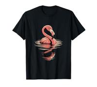 Flamant Rose Flottant sur l'eau T-Shirt