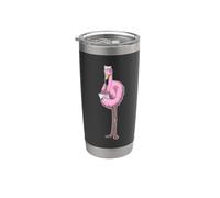 Flamant rose Infirmière Porte-bloc Gobelet isotherme en acier inoxydable double paroi