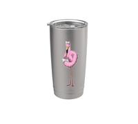 Flamant rose Infirmière Porte-bloc Gobelet isotherme en acier inoxydable double paroi