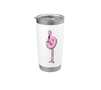 Flamant rose Infirmière Porte-bloc Gobelet isotherme en acier inoxydable double paroi