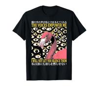 Flamant Rose Japonais The Voices Empower Me T-Shirt