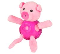 Flamant Rose Jouet Pour Chien Fat Bellies Cochon 18Cm Squeaky TPR Peluche