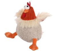 Flamant Rose Jouet Pour Chien Poulet Tucky Beige Squeaker 17x9x20 Cm Pour Chiens