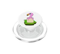 Flamant Rose Peintre Seau de Peinture Peinture PopSockets PopGrip pour MagSafe