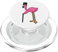 Flamant Rose Retraité Canne PopSockets PopGrip pour MagSafe