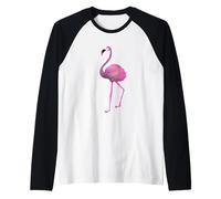 Flamant Rose - Summer Holiday Pink Bird Edition Manche Raglan