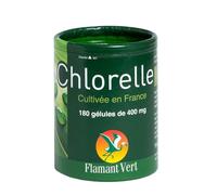 Flamant Vert – Complément alimentaire Chlorelle 400 mg – 180 gélules