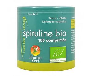 Flamant Vert Spiruline des Andes bio 180 comprimés