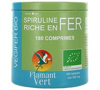 Flamant Vert Végifer 500 mg Bio 180 Comprimés