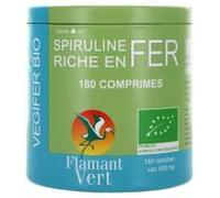 Flamant Vert Végifer 500 mg Bio 180 Comprimés - Boîte 180 comprimés