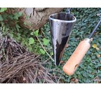 Flambadou modéle de base, capucin, flamboir a lard avec manche bois