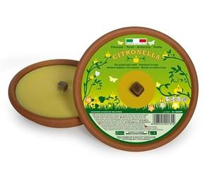 Flambeau à la citronnelle en pot de jardin diam. 11 cm - Durée 2,5 heures