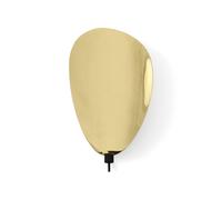 Flambeau Applique Murale H40 Noir/ Laiton Poli