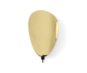 Flambeau Applique Murale H40 Noir/ Laiton Poli