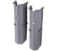 Flambeau Outdoors 455TKR Tuff Krate Lot de 2 supports de canne à pêche pour kayak Gris