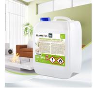 FLAMBIOL® Bioéthanol Premium en Gel (1 x 5 L) - Combustible Longue Durée, Idéal pour Cheminées d'Intérieur et d'Extérieur