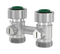 Flamco Flamco Bloc robinet double-tube EXCLUSIV D2/50 G 3/4 M EKxG 3/4 F, DG, MS nickelé Quantité:5