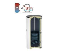 Flamco Flamco Chauffe-eau à accumulation Duo 150 l, blanc, avec isolation Quantité:1