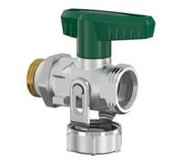 Flamco Flamco KFE Robinet à boisseau sphérique G 1/2 M, avec poignée verte, FG, DG, avec filetage mâle, vn, sans SV Quantité:1